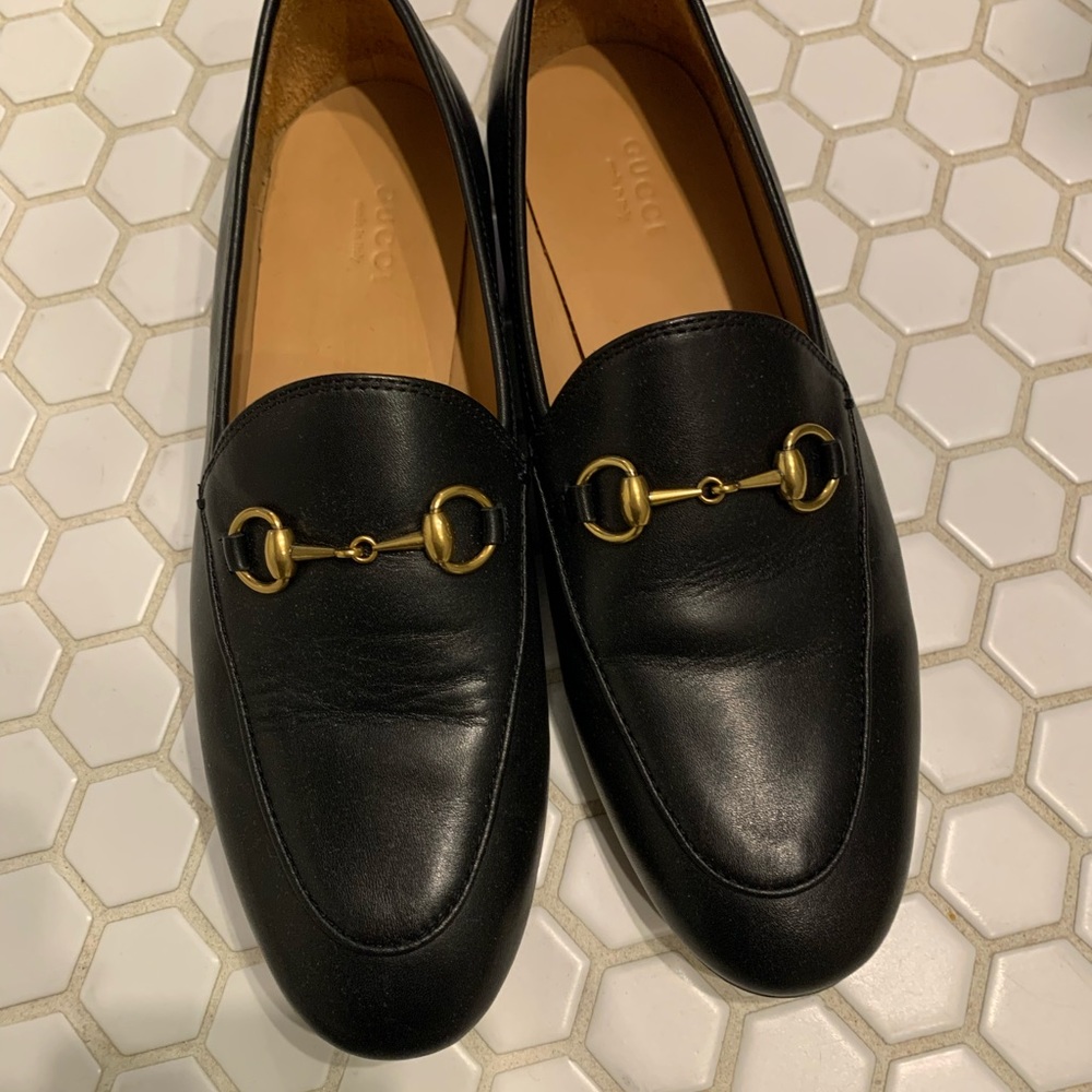 Gucci Jordaan Loafer Black Women 38